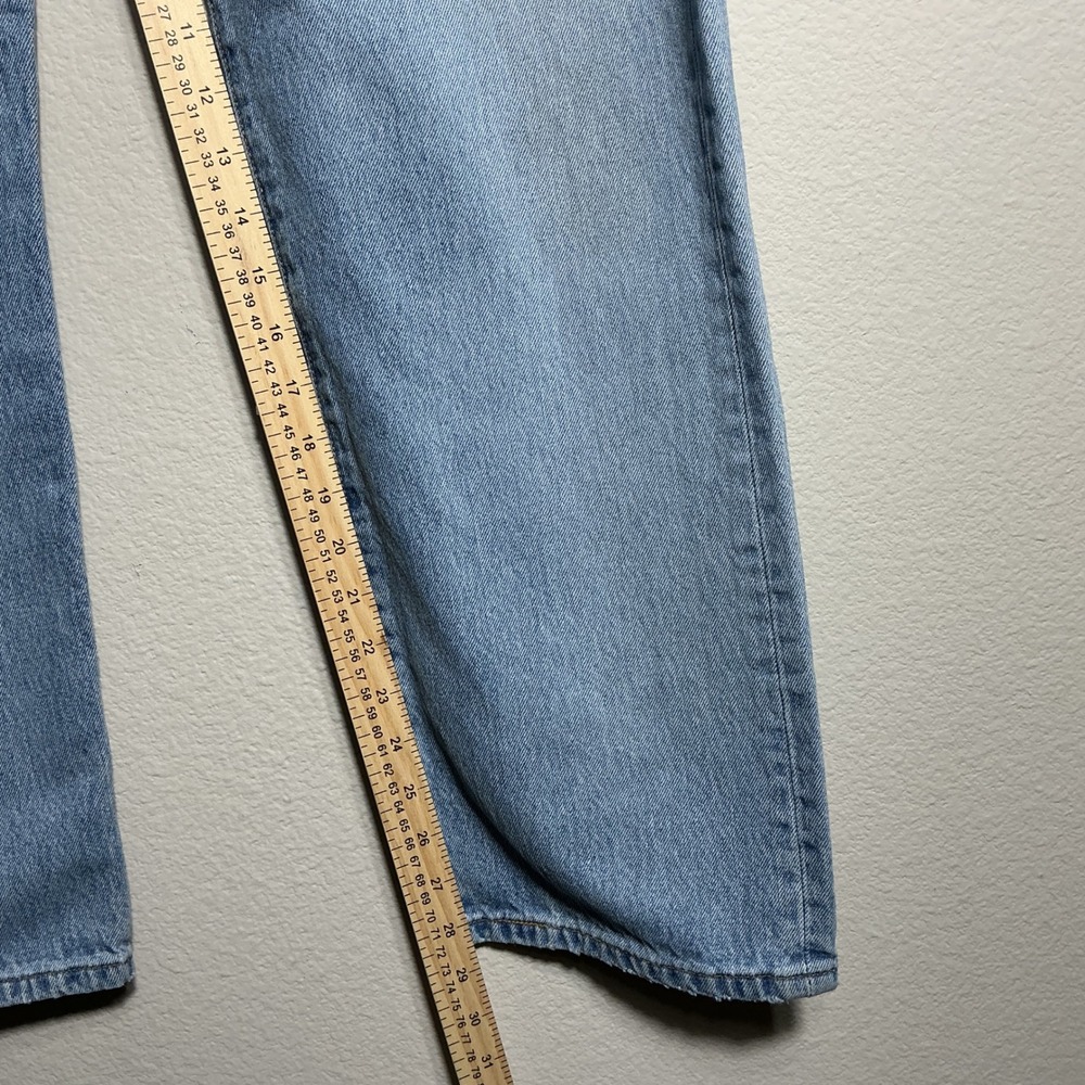 Levis 501 Original Fit Jeans Mens 34x30 Light Wash VTG XX Button Fly Straight - Picture 8 of 11